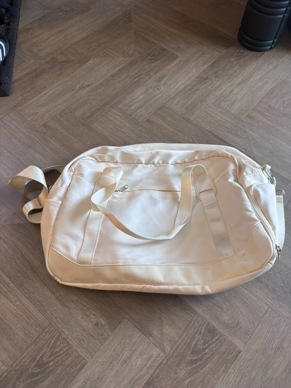 CREAM LONG VACATION Women's Travel Duffel Bag - Picture 4 of 14